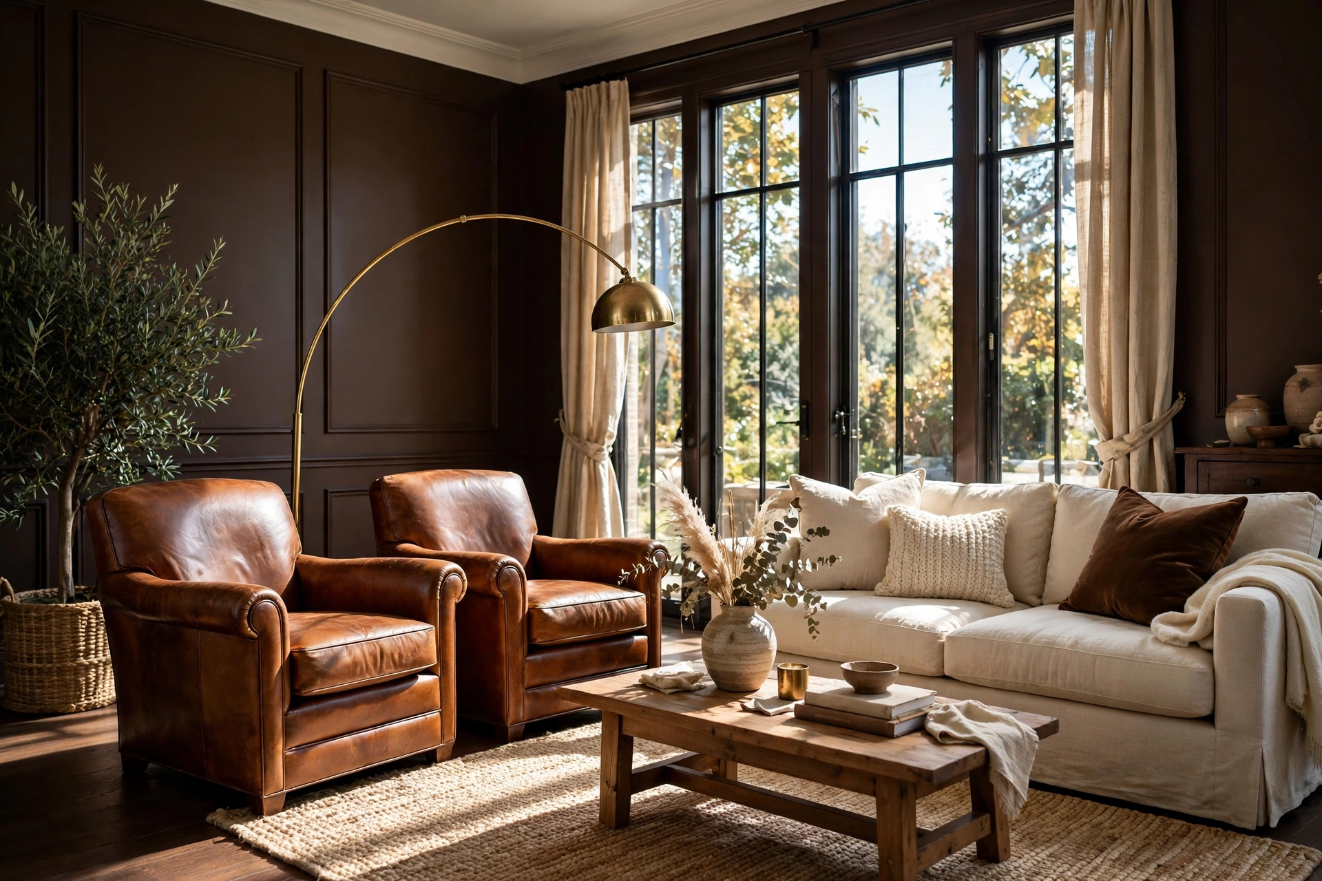 Balanced fall mantel decor ideas with matching black lanterns and pumpkins in symmetrical styling