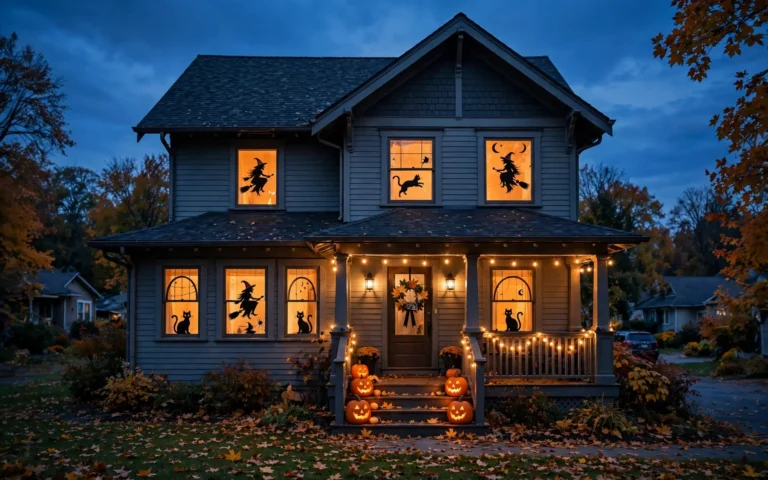 12 Halloween Window Decor Ideas: Spooky Curb Appeal